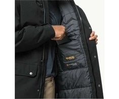 JackWolfskin Vyriška Jack Wolfskin striukė Berghang Parka | juoda