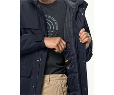 JackWolfskin Vyriška Jack Wolfskin striukė Winterlager Parka | tamsiai mėlyna