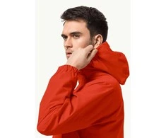 JackWolfskin Vyriška striukė Jack Wolfskin STORMY POINT (softshell) | strong red