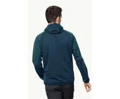 JackWolfskin Vyriška striukė Jack Wolfskin FELDBERG (softshell) | dark sea