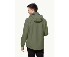 JackWolfskin Vyriška striukė Jack Wolfskin STORMY POINT (softshell) | greenwood