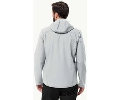 JackWolfskin Vyriška striukė Jack Wolfskin BORNBERG (softshell) | cool pilkas