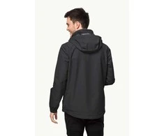 JackWolfskin Vyriška striukė Jack Wolfskin STORMY POINT (softshell) | juodas