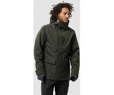 JackWolfskin Vyriška žieminė striukė JACK WOLFSKIN WEST COAST | žalia