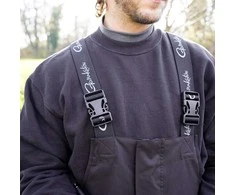 Bridkelnės vyrams Gamakatsu G-Rain 2.5 Bib&amp;Brace nuo lietaus, juodas