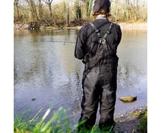 Bridkelnės vyrams Gamakatsu G-Rain 2.5 Bib&amp;Brace nuo lietaus, juodas