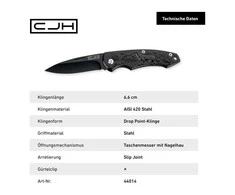 Kišeninis peilis CJH Taschenmesser Wolf
