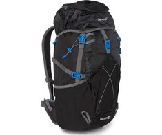 Kuprinė Campus Falcon, 40+10 L | juoda/pilka/mėlyna