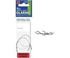 Pavadėliai Dragon Quick Lock 1x19, 5kg/25 cm