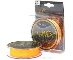 Pintas valas Dragon HM8x Forte 135m Oranžinis Fluo