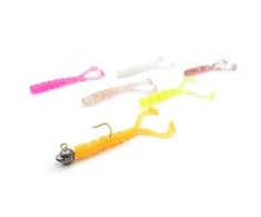 Riperis Mustad Aji Worm Chiki-Chiki, 4,3 cm