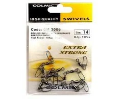 Suktukai su segtukais Colmic GM3006