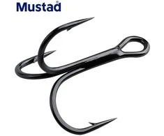 Trišakiai kabliukai Mustad Ultrapoint TR75NP-BN, 6 vnt.