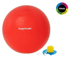 Tunturi Gymball Mankštos kamuolys su pompa 65cm, Raudona