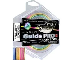 Valas pintas Dragon Guide Pro RAINBOW, 250 m