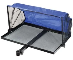 VDE-Robinson Team šoninis platformos staliukas su skėčiu 50x35cm, D25 / 36mm