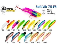 Vobleris Akara Soft Vib, 75 mm, 17 g