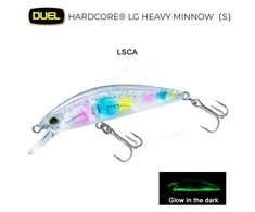 Vobleris YO-ZURI DUEL HARDCORE™LG HEAVY MINNOW SINKING F1200, 50S, 50 mm, 6 g, LSCA