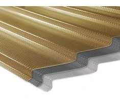 NAUJIENA! MK PC DIAMONDS TILE EFFECT - čerpės imitacijos polikarbonato danga - 6 m - Skaidri