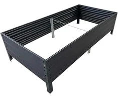 Meistro Kodas GPPS, pakelta lysvė KLASIKA WOOD LOOK 150x75x30, antracitinė spalva (pilka)
