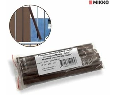 Klipsai tvoros juostai MIKKO Rattan 190 mm (10vnt) - Ruda