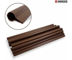 Klipsai tvoros juostai MIKKO Rattan 190 mm (10vnt) - Ruda