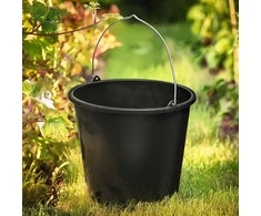 Plastikinis kibiras, juodas - 20 L