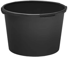 Statybinė vonelė, juoda (apvali) - 65 L