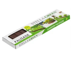 Stella Green Plastikinė sodo tvorelė PA80 BOX, 3,9 m, Stella Žalias - Ruda