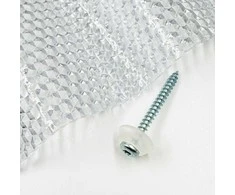 Baltic Plastic Solutions Tvirtinimo varžtai į medį su tarpine M5 x 50 mm MK PC DIAMONDS (3 spalvos) - Pilka