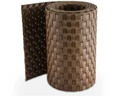 Tvoros juosta MIKKO Rattan 19cm x 12,75m, ruda MK-01