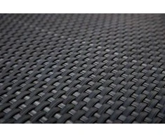 Tvoros juosta MIKKO Rattan 19cm x 12,75m, grafitas MK-03