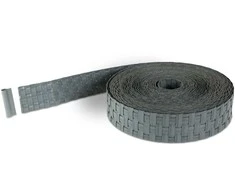Tvoros juosta MIKKO Rattan 4,75cm x 12,75m, grafitas MK-03