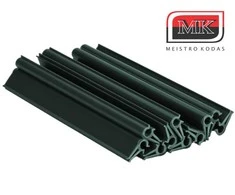 Tvoros juostos klipsai BAUSWERN PREMIUM 190 mm (10vnt) - RAL 6005 (Žalia)