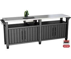 UNITY CHEF stalas griliui su kriaukle 415L