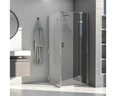 Dušo kabina AQUALUX Hinged DW 90x90, dešininė