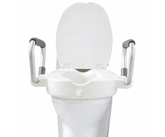 Klozeto dangtis, paaukštintas, su ranktūriais