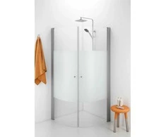Dušo kabina IDO Showerama 10-4 70X70, dalinai matinis stiklas