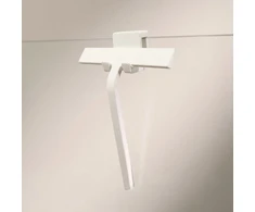 Silikoninis dušo valytuvas MOIN KM 23 cm, baltas