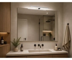 Veidrodis su LED šviestuvu Minch 120x80