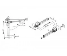SOMMER Twist 200 M varstomų kiemo vartų automatika (iki 2.5 m/300 kg), vokiška