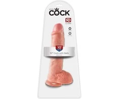 Pipedream „King Cock“ kamuoliukai 10 colių 26,7 cm