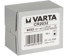 10 x 1 Baterija CR2032