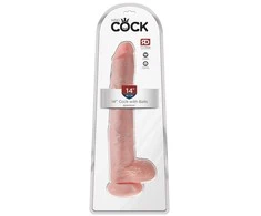 Pipedream KING Karaliaus penis 14 colių penis su kamuoliukais