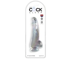 Pipedream KingCockClear 7,5 W kamuoliukai clea