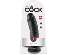 King Cock 8 inch Juodas