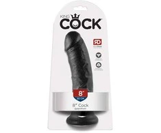 King Cock 8 inch Juodas