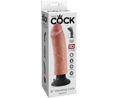 Pipedream KARALIŠKAS PENIS 8 COLIŲ VIBRUOJANTIS PENIS ŠVIETUVAS
