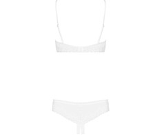 Komplet otwarte stringi liemenėlė obsessive s/m