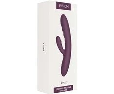 Svakom - Avery Powerful Thrusting Vibrator Lilac
